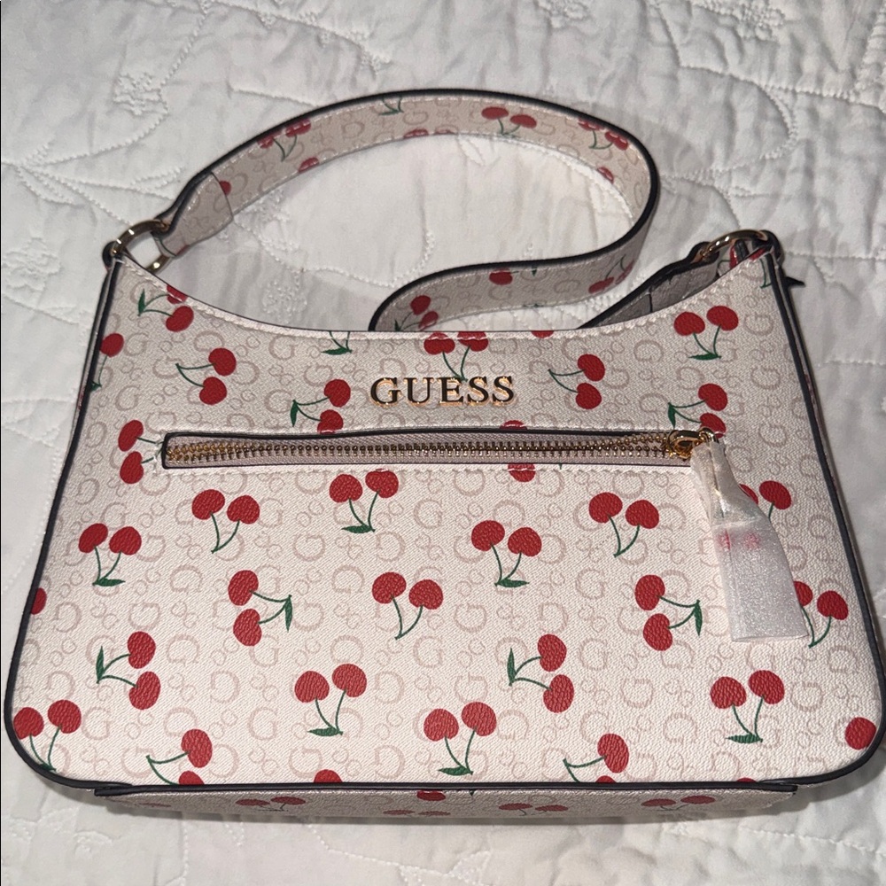 Viral GUESS Cherry Print Shoulder Bag